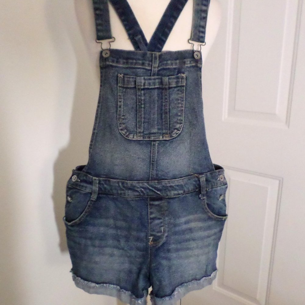 Wallflower Shorts Overalls Bibs Cuffed Size L